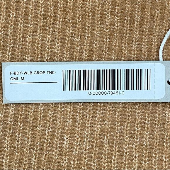 Everlane Cozy Stretch Knit Crop Tank Womens M Wool Yak Softcore Cozycore Fuzzy - Picture 9 of 12